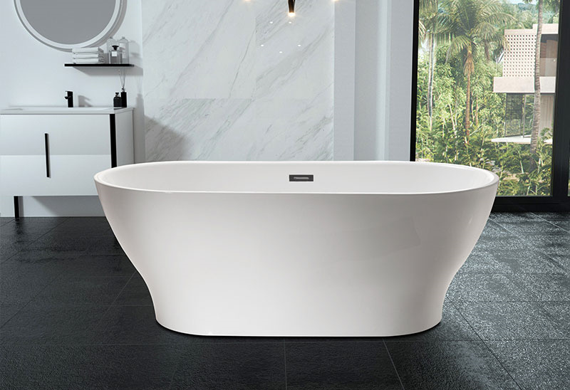 Vasca da bagno Stand Alone Moden da 67 pollici