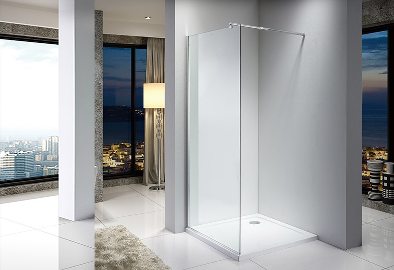 A20P 6/8/10 mm vetro telaio in acciaio inox box doccia walk-in